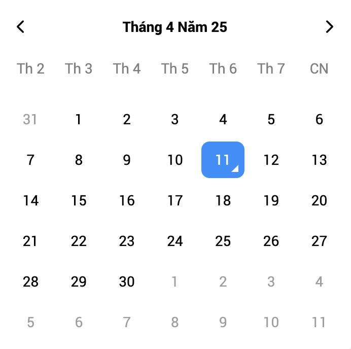 Lịch hẹn khách hàng