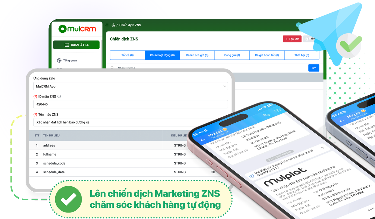 Lên chiến dịch Marketing với ZNS